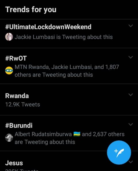 RoyalFMRwanda's tweet photo. We are trending π£π£πΊππ₯....
Let us keep it burning π₯π₯...
#UltimateLockdownWeekend π₯πΊπ https://t.co/Rfqkmco5Ft