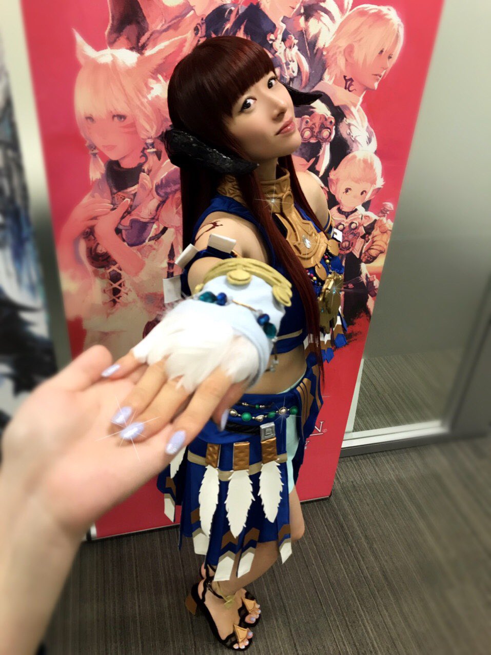 田中理恵 Ffxiv 7周年おめでとうございます かけがえのない友達のvegaちゃんとの出会いやゲーム内で光の戦士のお友達も出来ました 幸せ 沢山のありがとうございますと共に 8周年 いやもっと先まで楽しむ 今度はカヌエのコスプレかな