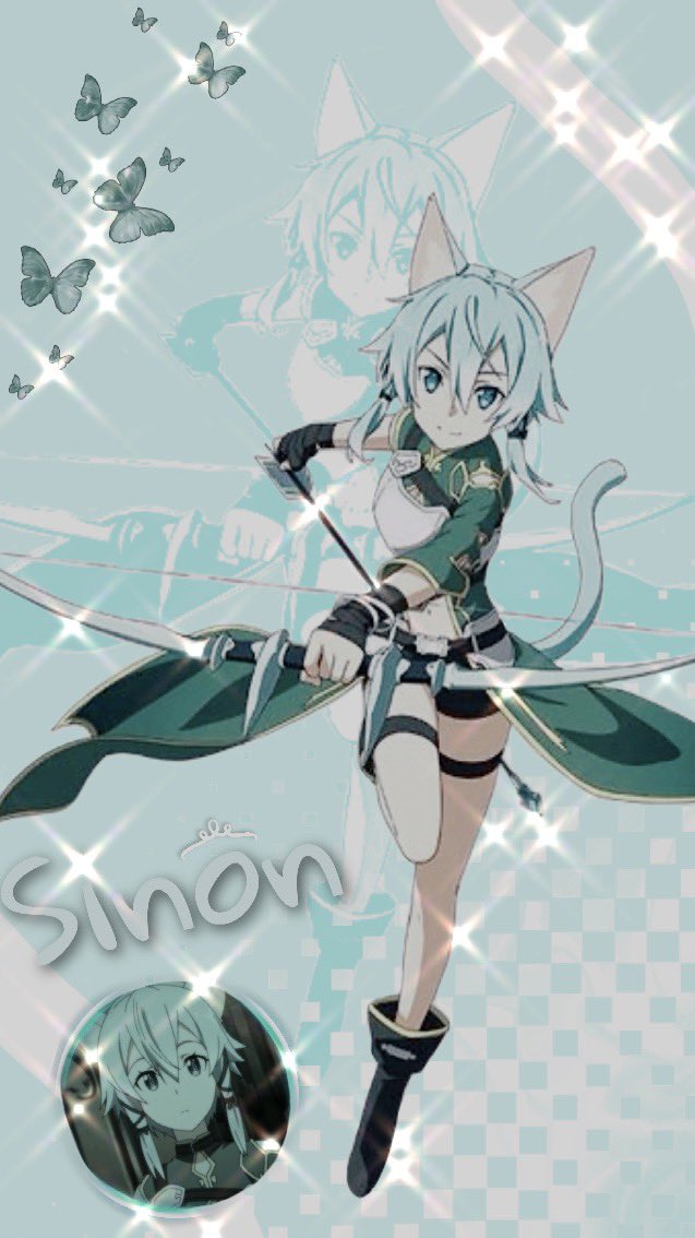 AllyCat448's tweet photo. Made a Sinon wallpaper edit ✨

I missed her birthday tho D:
happy belated bday Sinon! 💙

Apps used: PicsArt &amp; Sparkle Cam

#SAO   #sao_anime   #Sinon https://t.co/Gct9Xx9Uuj