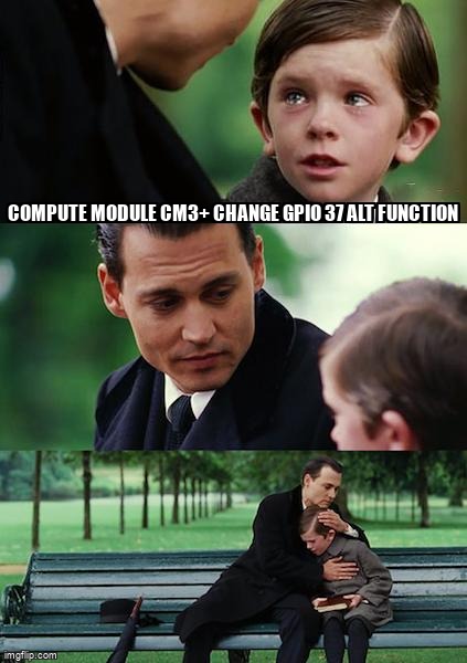 pi_stack's tweet image. Compute module CM3+ change GPIO 37 alt function raspberrypi.stackexchange.com/questions/1147… #pigpio #computemodule3 #gpio