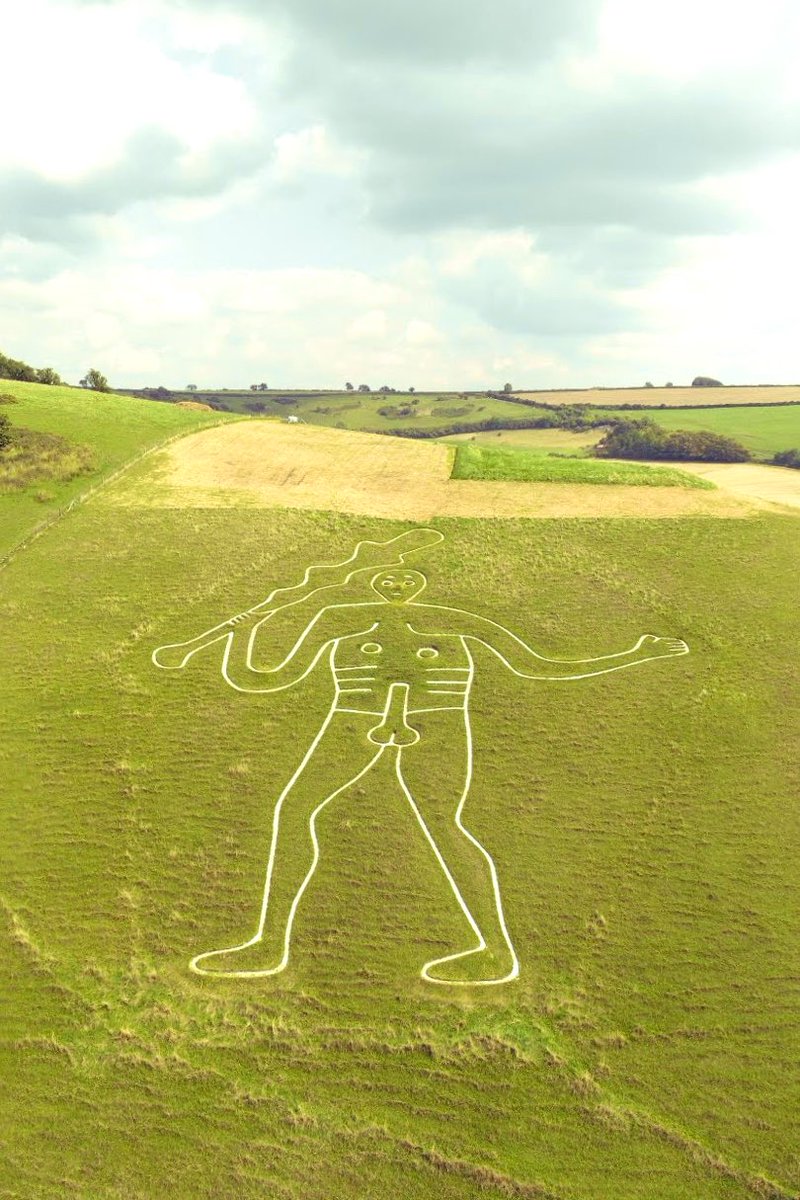 Morning from Blandford Forum countryside, Dorset, which is pretty close to Cerne Abbas Giant, a mysterious naked man chalked in the field, regarded as a sign of fertility due to his large, erect phallus. Cc  @jerrysaltz https://www.nationaltrust.org.uk/cerne-giant  #staycation  #uk  #uktour 