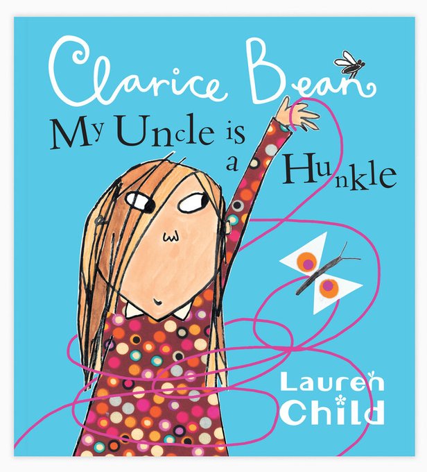 No.23  #LibraryTop50 Lauren Child: former  @Booktrust Children's Laureate brought her skills as a designer to change the look of children's books with her startling collage effects, scratchy linework, and typography that jumps, twists and turns on the page  https://milkmonitor.me 