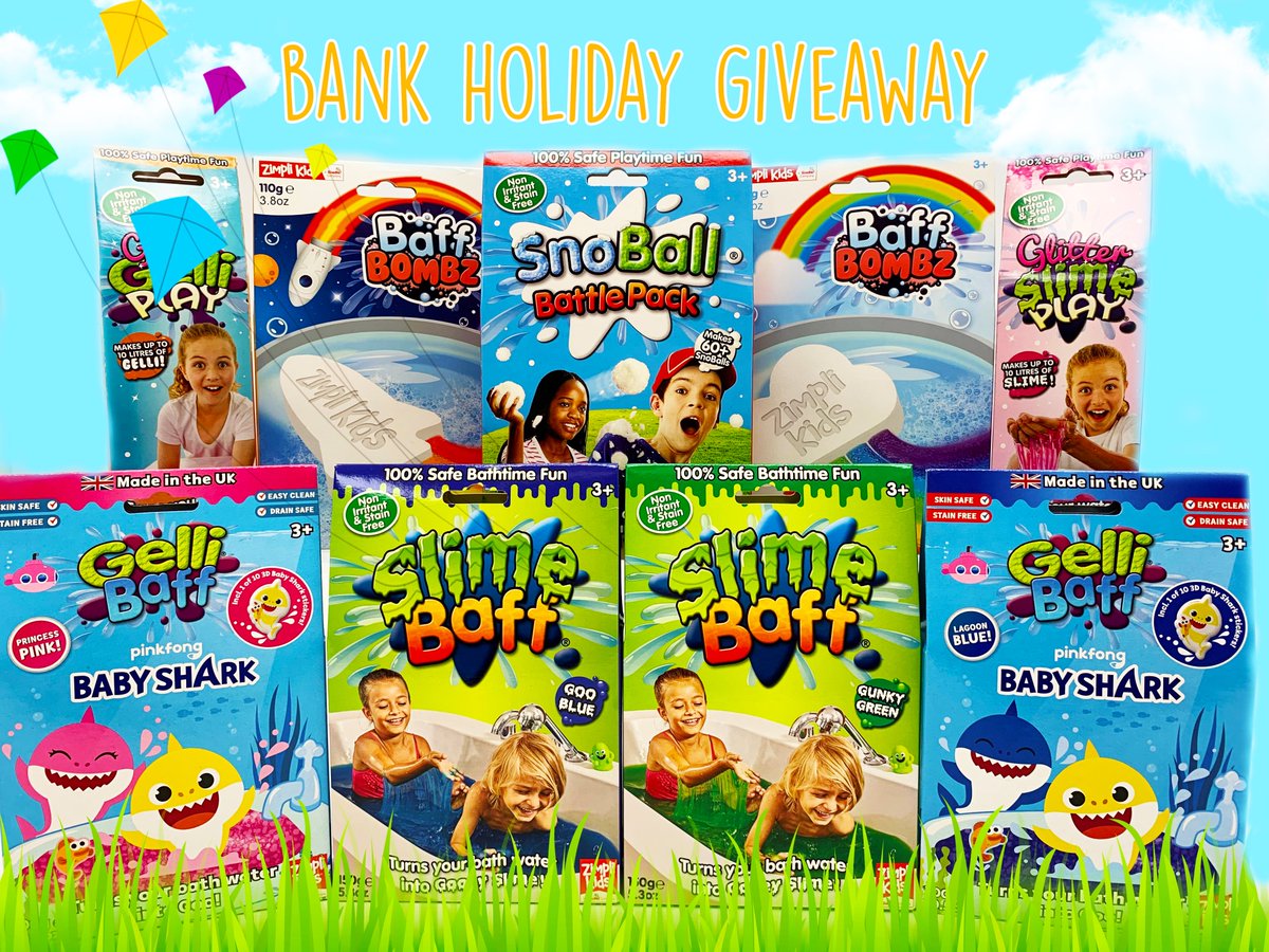Zimplikids's tweet image. 🪁BANK HOLIDAY GIVEAWAY!🪁

To celebrate this weekend we’ve decided to treat one LUCKY #WINNER to all these fantastic prizes!

To WIN:
✔️ FOLLOW us
✔️ LIKE this post
✔️ TAG a friend

The WINNER will be announced on the 03/09/2020, GOOD LUCK GUYS! 

#zimplikids #competiton #win