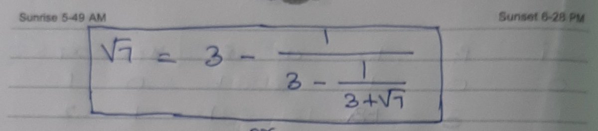 Madhuso52972670's tweet photo. Brahmagupta's Chakravala method (without bhavana simplification) and continued fractions
D=7
#Mathematics #sanskrit #indianmathematicians https://t.co/6uPrQw2FeF