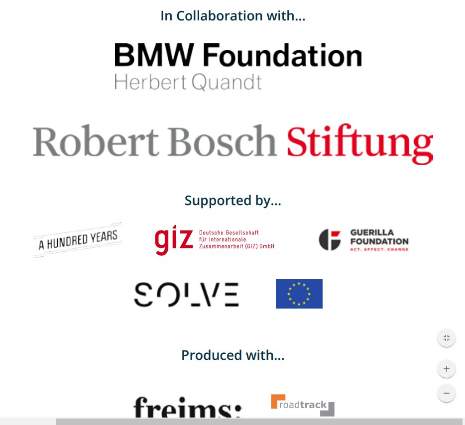 If you recall, Open Society and Guerrilla Foundation fund est 30-40 orgs. I found an org called "Unlikely Allies" in Austria. It's funded by BMW, Guerrilla etc. The site links to "Impact hub" and both have the same address and design."Impact Hub" is very interesting. TBC