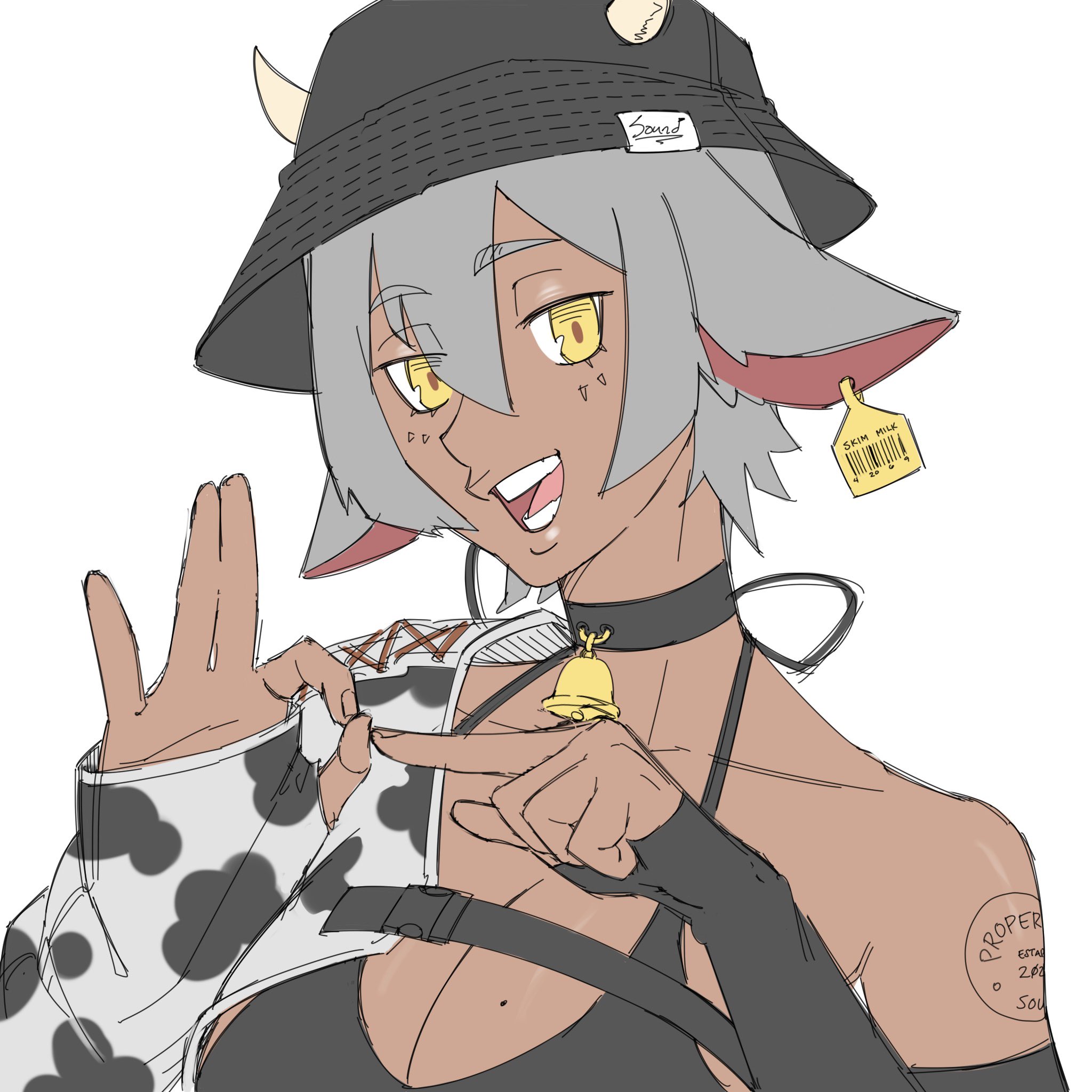 sound on X: Apparently my vtuber is a horny cowgirl. So here’s her debut.  Her name is Skim Milk. t.co4vmI1tGBNy  X