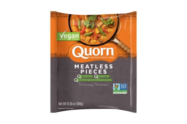 Brand: Quorn- They have a lot of meatless options but they’re not ALL v3g4n but these two are!Meatless Pieces - 120cals per servingMeatless Vegan Fillets - 70cals per serving