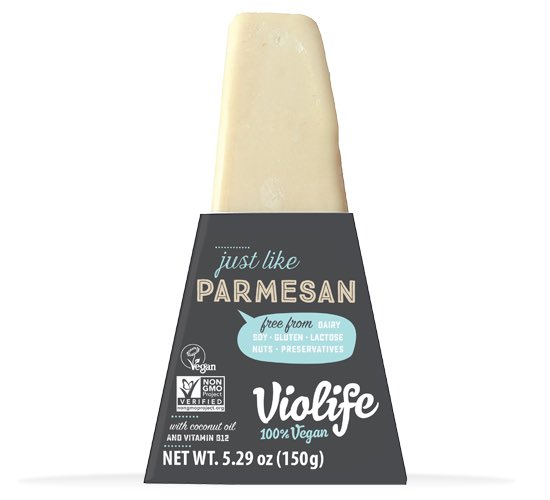 Brand: Violife - These are literally all v3gan cheese and pretty much the same calorie count as non-v3gan onesJust Like Mozzarella Shreds - 80calsJust Like Cheddar Shreds - 80calsJust Like Parmesan Wedge - 80calsJust Like Cream Cheese - 70cals