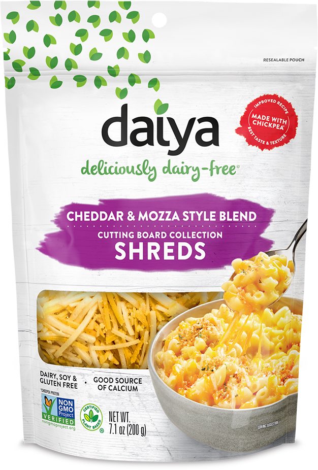 Brand: Daiya- They have a lot of v3g4n products but they aren’t low cal however my friend who is v3g4n swears by their cheese soCheddar & Mozza Style Blend Cutting Board Shreds - 80calsMozzarella Style Cutting Board Shreds - 80cals