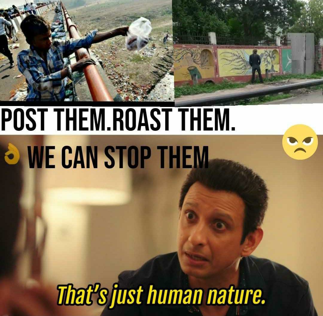 "चार लोग देखेंगे तब शायद ये गन्दगी नहीं करेंगे ".Highlight Them on play.google.com/store/apps/det…  .Change habit and stop them who don't care of swachhta .Join Hands With us🙏 <a href="/swachhbharat/">Swachh Bharat Mission - Grameen</a> #swachhbharatmission #saynotoplasticbags #SwachhSurvekshan2020 @shivraj4mp_ <a href="/SwachhBharatGov/">Swachh Bharat Urban</a>