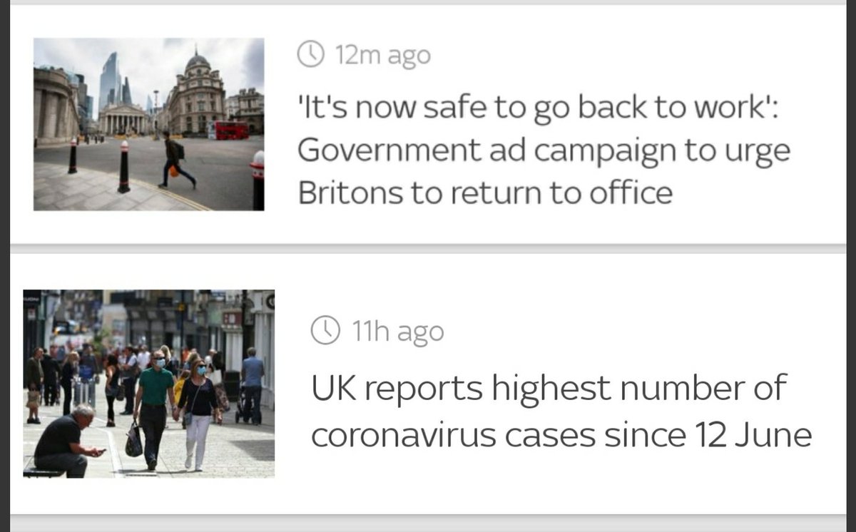 Can someone get me a pen and paper, need to do the math here...

#Government #BackToSchool #backtowork #BorisJohnson #coronavirus