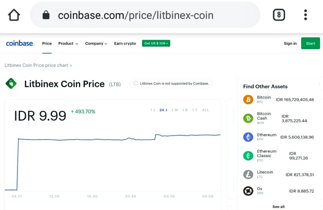 🥳🥳🥳 Good News 🥳🥳🥳

🤝 As we said you before that LTB will live on CoinBase,with your support LTB has been successfully list on Coinbase.

🔗 Link: coinbase.com/price/litbinex…

😊 Don't sell your LTB at lower price, We'll list LTB on big exchange ASAP. Thanks for your support.