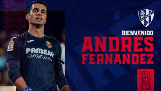 DONE DEAL  - August 28Andrés Fernández (Villarreal to Huesca )Age: 33Country: Spain Position: GoalkeeperFee: Free transferContract: Until 2023  #LLL
