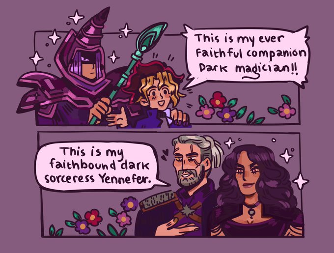 Whats the deal w gard game enthusiasts and magicians??? #witcher3 #yugioh 