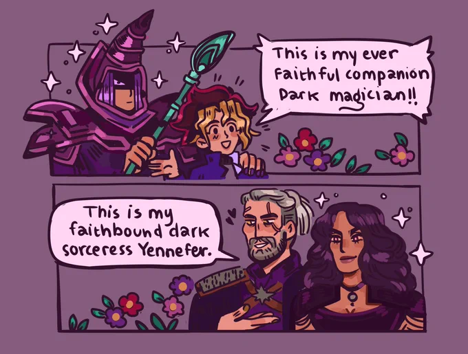 Whats the deal w gard game enthusiasts and magicians??? #witcher3 #yugioh 