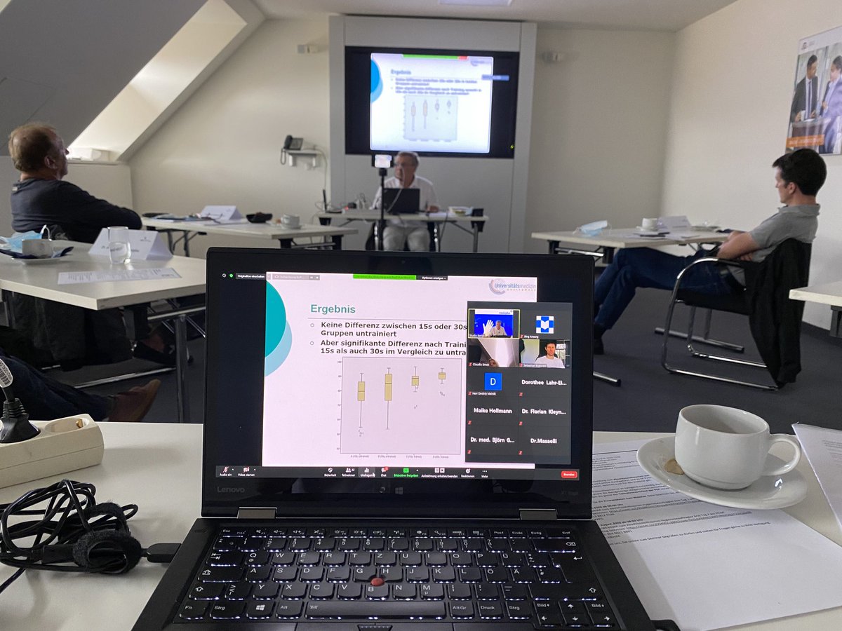 joergansorg's tweet photo. Heute live: #Hybridseminar zur Qualifikation „Hygienebeauftragter Arzt“ mit Prof. Kramer. 5 Teilnehmer sind vor Ort, 23 sind per Videokonferenz zugeschaltet.
#meduplus #DontGoViral #eHealth #SmartLearning #BDC #HBA https://t.co/g0DCVM97aG