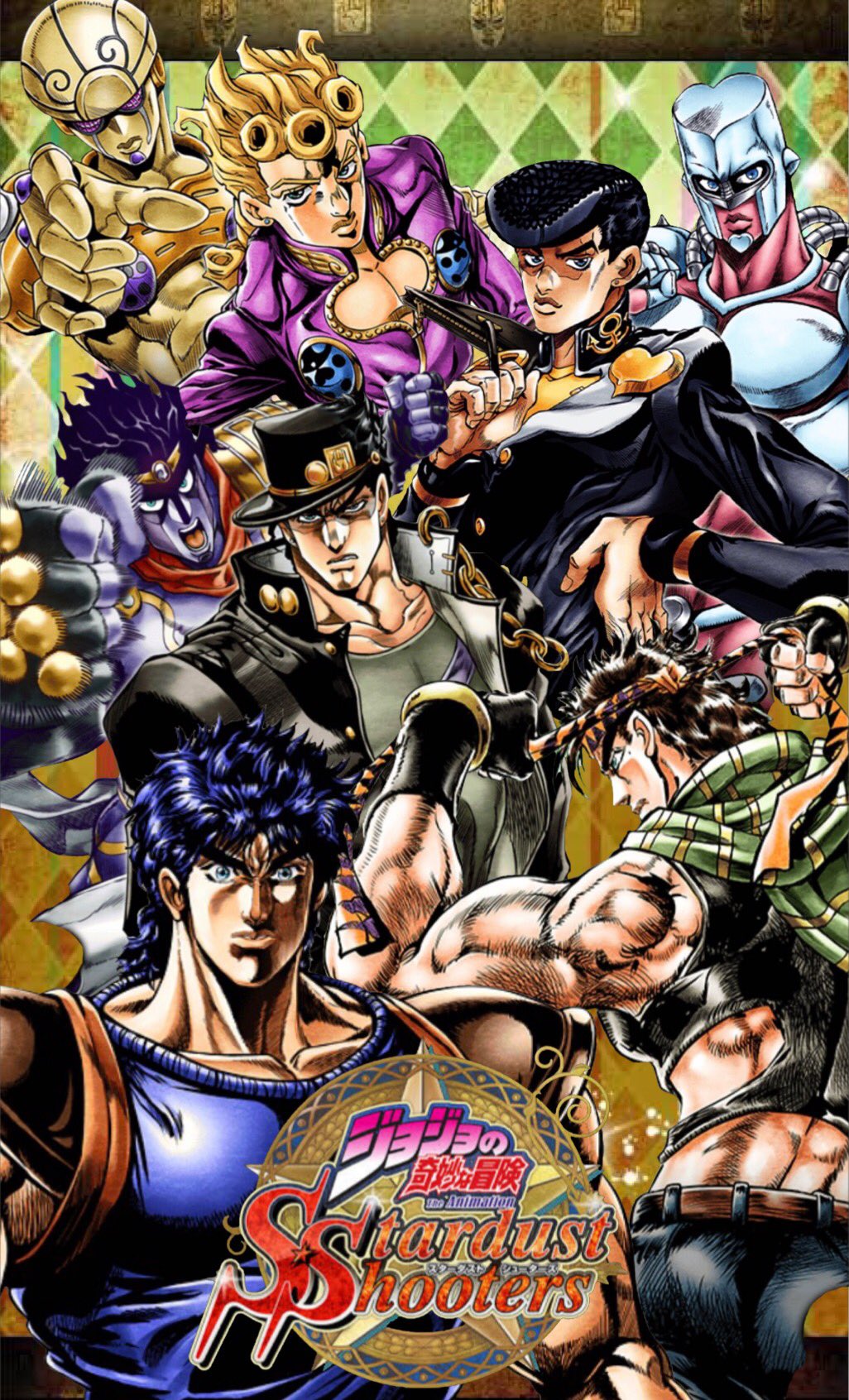 J ジョーンズ ジョジョss6 5周年おめでとうございます お祝いとしてジョジョssの1 5部の主人公で壁紙を作成しました 1ジョジョssユーザーとしてこれからも楽しんでいきますので どうぞよろしくお願いします ジョジョ ジョジョの奇妙な冒険
