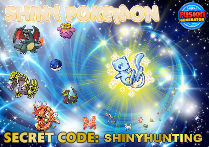 Pokefusion Generator Secret Code Shiny Button Early Access Release Enter The Code Shinyhunting This Will Unlock The Shiny Button Click It To Change A Pokemon Into It S Shiny Form