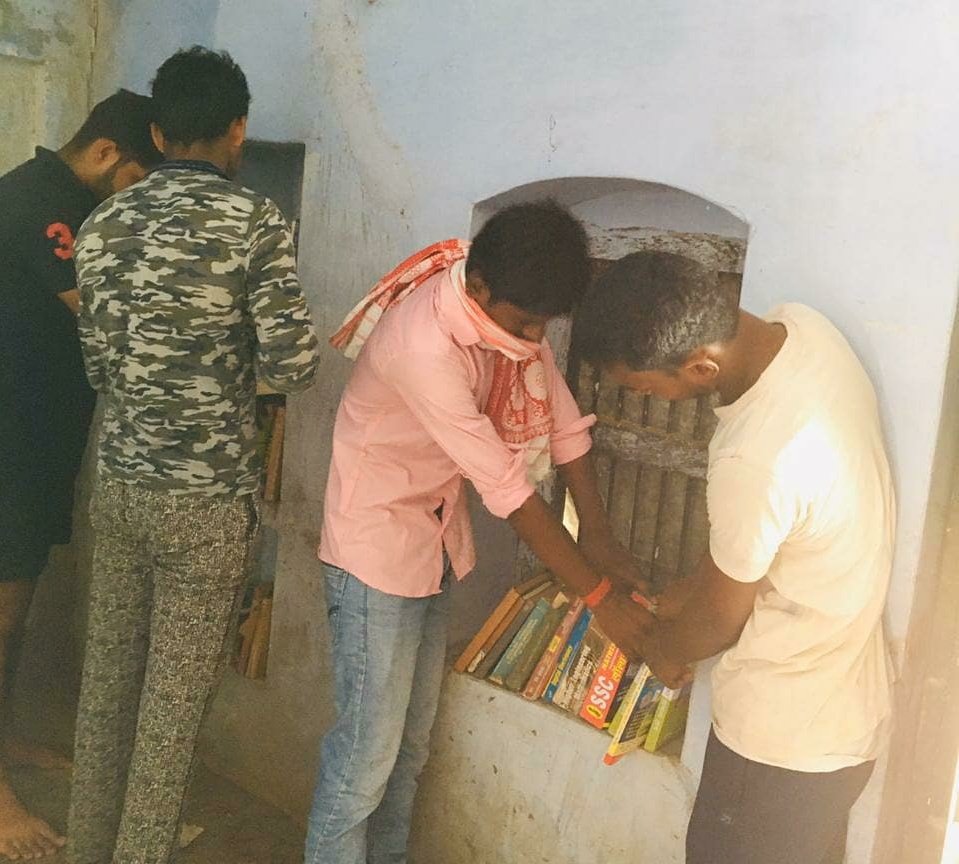 By setting up a community library in the remote village of Balia district of UP. HOW CAN YOU HELP? We have a list of books in our Amazon wishlist which we have selected in keeping in mind the kind of competitive exams that the young minds in area are aspiring to pursue.2/3