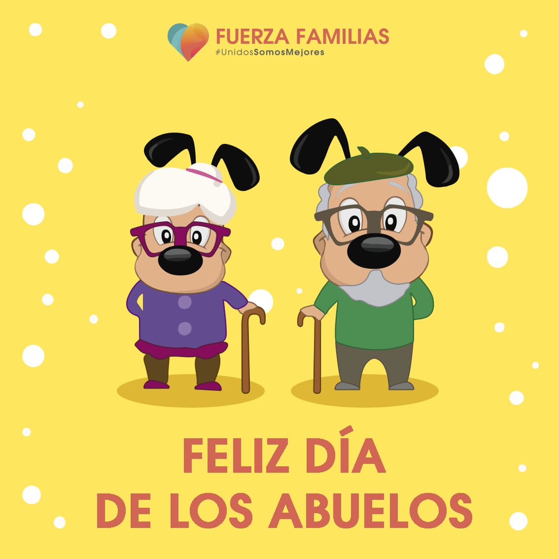 Todos dicen tener a los mejores abuelitos del mundo y nadie se equivoca. 🧡💙👩‍🦳👨‍🦳
¡Feliz día del abuelo! #FuerzaFamilias #UnidosSomosMejores 👨‍👩‍👧‍👦