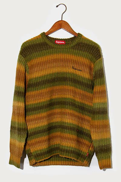 supreme ombre stripe sweater