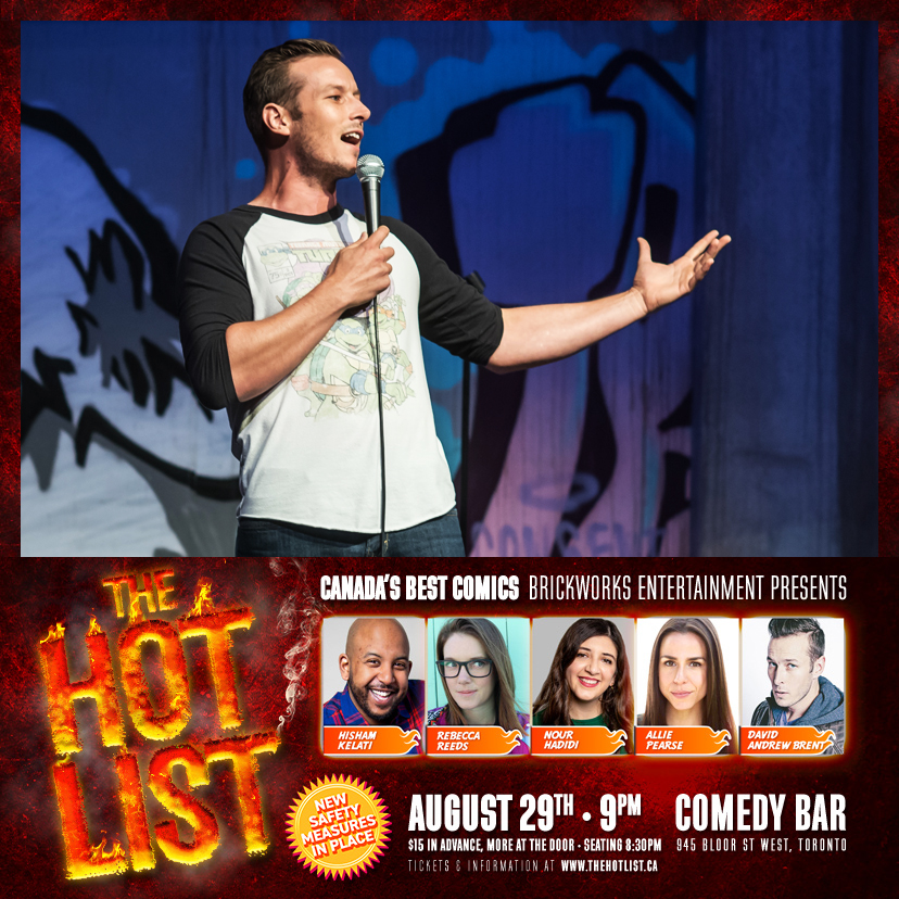 Have you seen DAVID ANDREW BRENT (<a href="/DaveABrent/">David Andrew Brent</a>) live? Check him out THIS SATURDAY (August 29th) at <a href="/comedybar/">COMEDY BAR</a>! More info here: bit.ly/BWAug29Live #toronto #comedyTO #torontocomedy #comedytoronto #torontoevents #torontonightlife