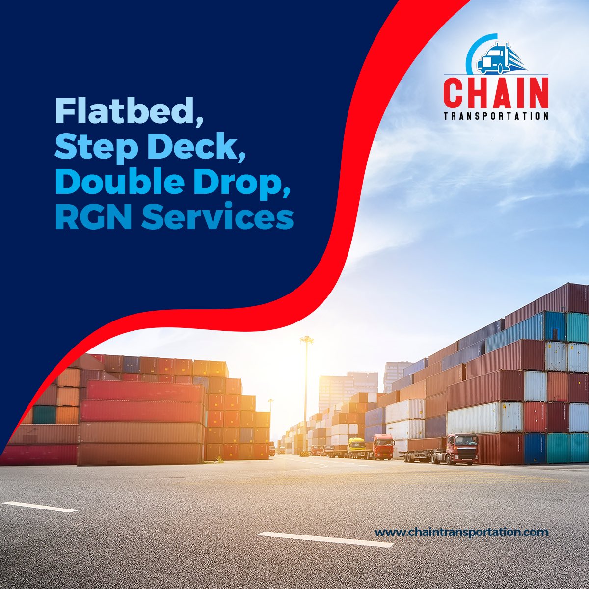 chaintransport's tweet photo. Flatbed, Step Deck, Doublr Drop, RGN Services 🚛Chain Transportation https://t.co/6oj2O9ZyPf
#chaintransportation #trucking #flatbad #transporter #doubledrop #trucks #cargotransport #nytransportwtion #newyork #logistics #roadtransportation #NewJersey #chaintransport https://t.co/ysNzorHdUr