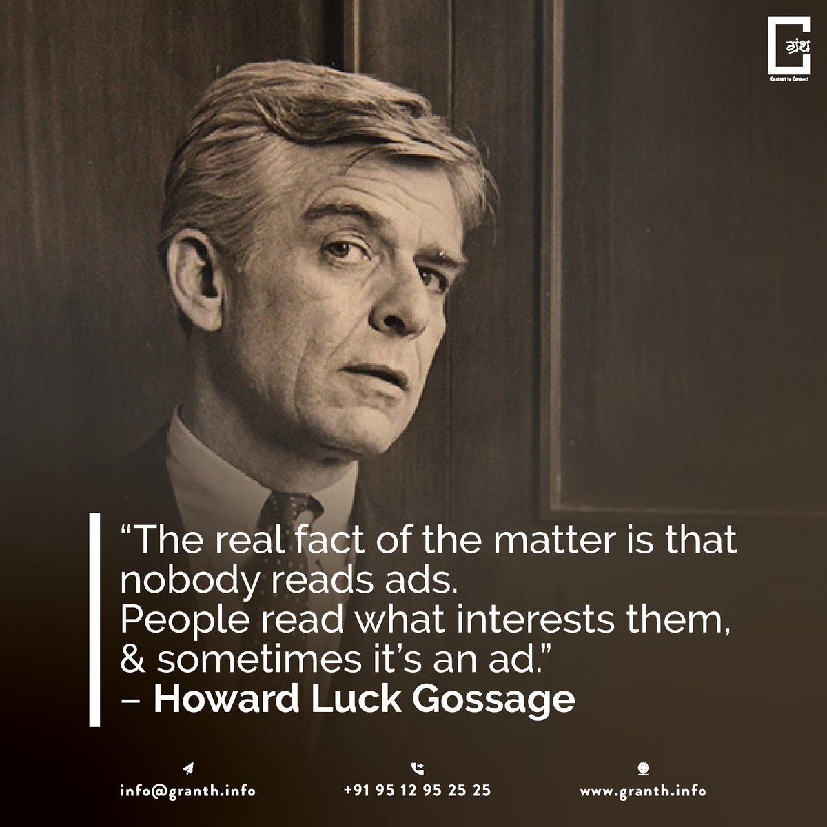 Granth_Creat's tweet photo. The Ad Man!
#granth #granthcreations #branding #agency #advertising #marketing #digital #ahmedabad #brandstory #brandsaga #brand #brandperson #brands #amazon #jeffbezos #jeffb #amazonfinds #qotd #quote #quotes #businessquote https://t.co/MBG5aikRB4