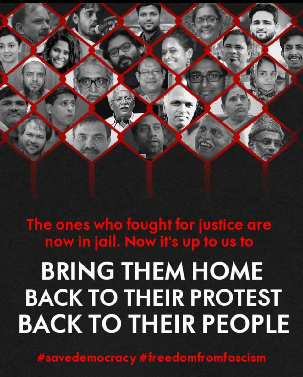 adivasiwomen's tweet photo. #FreeBhimaKoregaon12 
#repealUAPA https://t.co/f7xdNsUldE