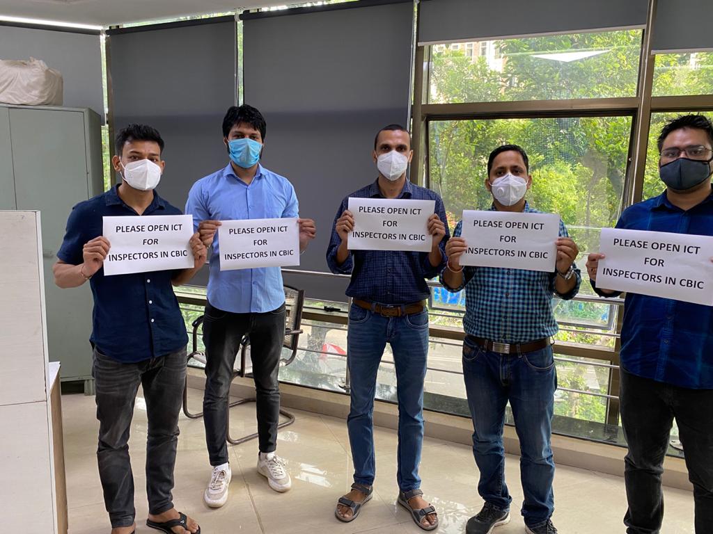 NaveenP20439412's tweet photo. #eDharnaByCBICinspectorsForICT

CBIC, please don't let down your warriors. 
Please free them by opening ICT. 
@ianuragthakur 
@PMOIndia 
@nsitharaman 
@cbic_india https://t.co/QtWYc8KMe5