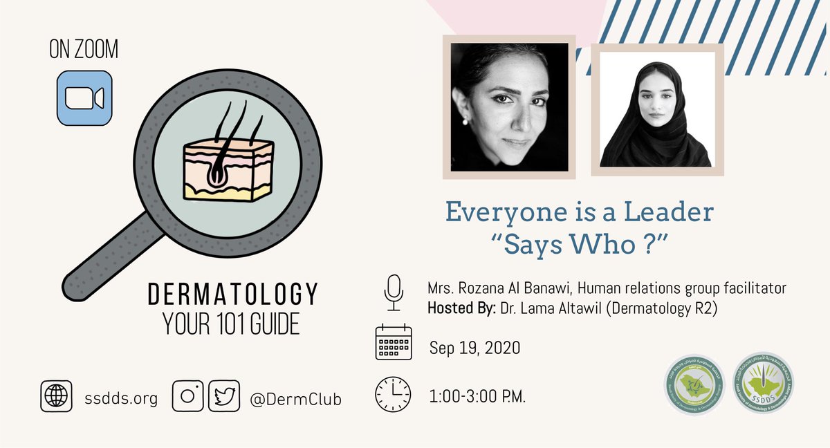 DermClub's tweet photo. Who said you need a leader position to become a leader❓Channel your inner self and discover your leadership potential ⭐️
🛑 Sign up for our workshop leadership in the medical field:
https://t.co/rXV6uCaNEE
@rozanaalbanawi @Lama_N_altawil
🔶 limited seats 🔶
#DermClub https://t.co/t6SC3joDjG