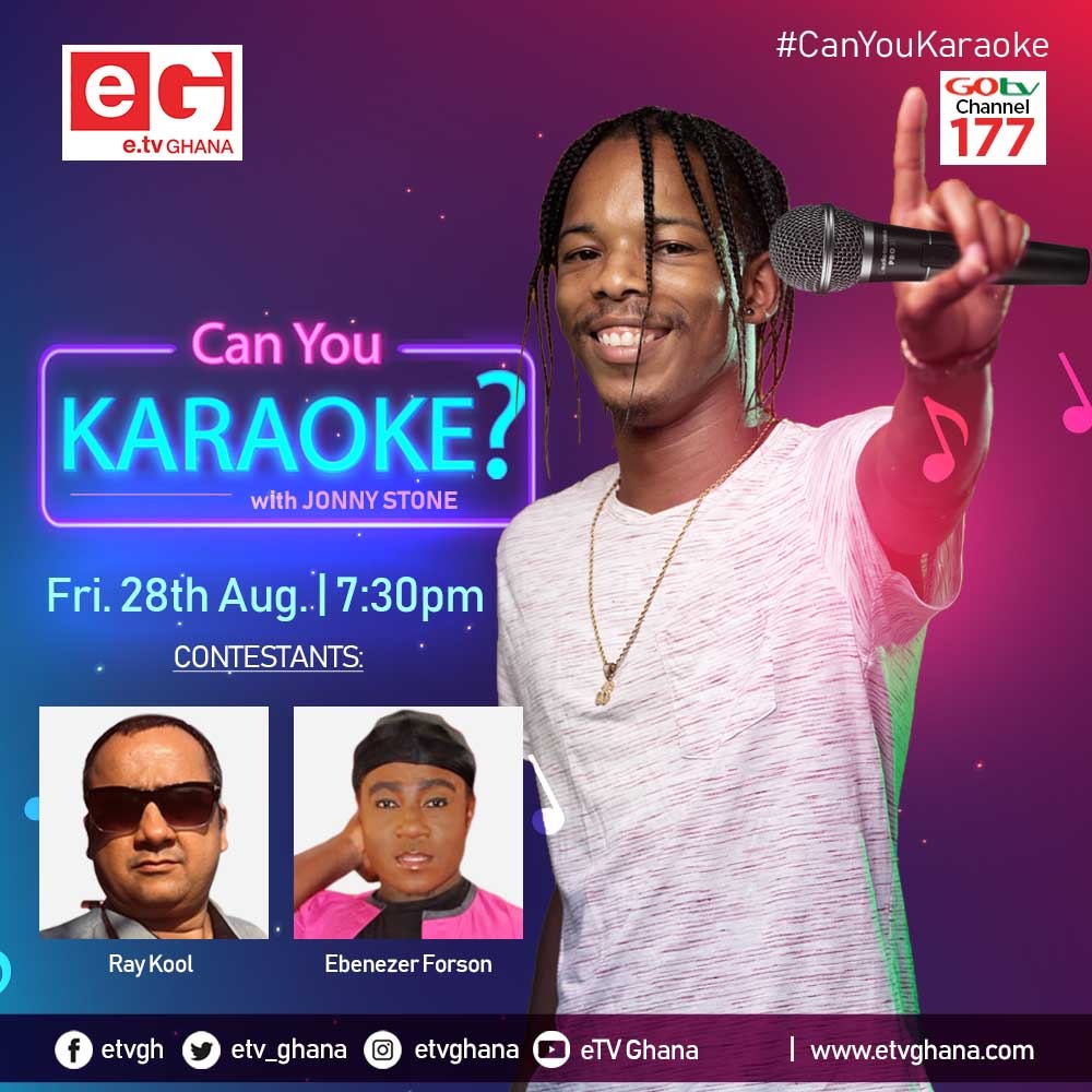 It's going down tonight with <a href="/JonnyStone_/">Jonny</a> 
#CanYouKaraoke
@etv_ghana