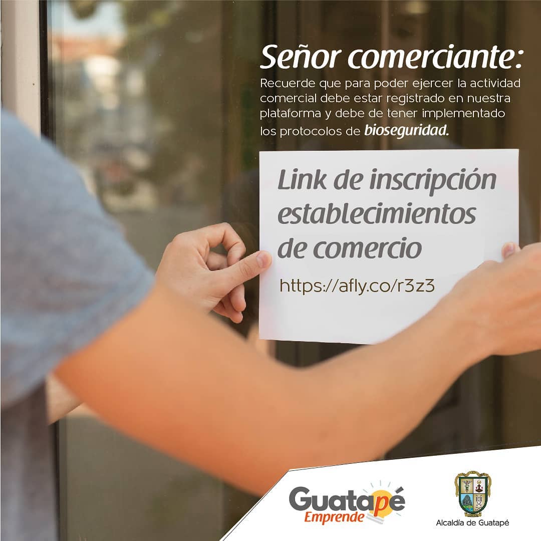 penondeguatape's tweet photo. Formulario único de registro de establecimientos comerciales de Guatapé
ingrese al siguiente link --> https://t.co/T58Vcu7XJI https://t.co/ZZan6jZRE7