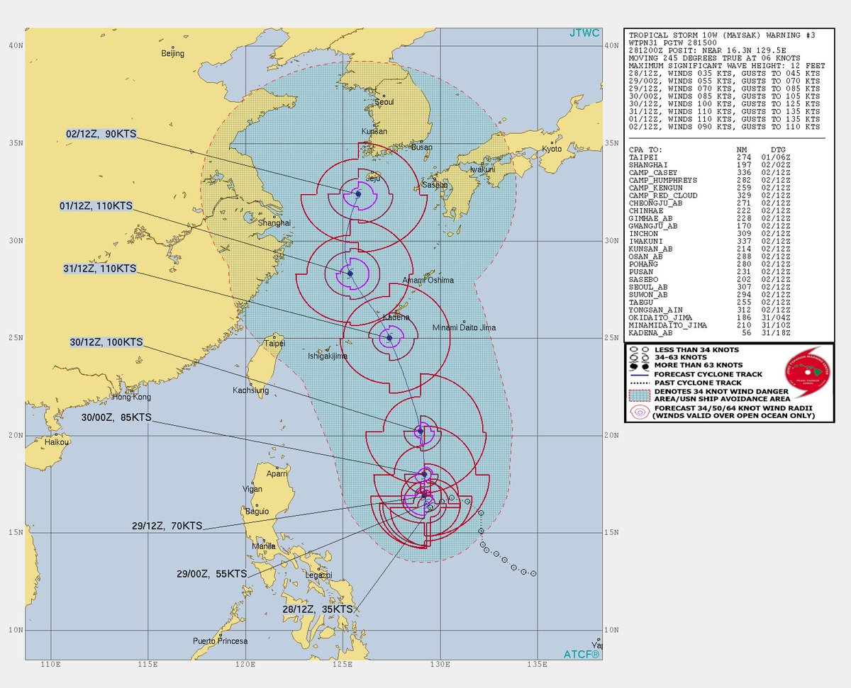 WindMapApp's tweet image. Tropical Storm #Maysak forecast track #WindMapApp windmap.app.link