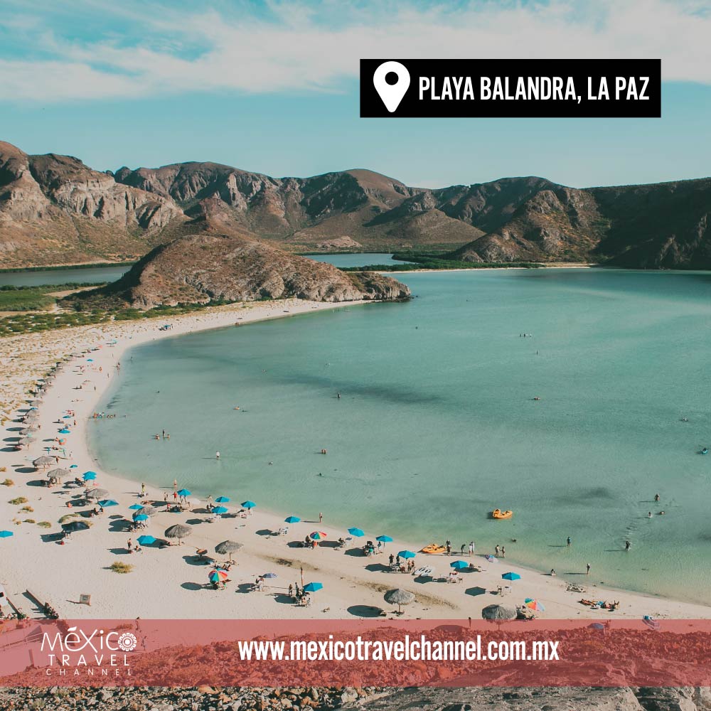 MexicoTravelCh's tweet image. A menos de 30 km del centro de La Paz está Playa Balandra 📌