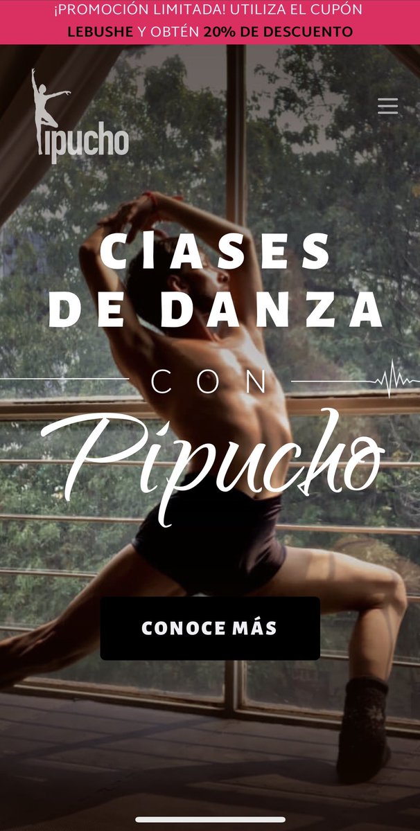CLAUDIO “PIPUCHO” GONZÁLEZ (@pipuchobailarin) on Twitter photo A partir de septiembre.
Clases de Stretch and Strengthen, Jazz Technique y Ballet.
Más información en
pipucho.com
Me ayudas con un RT. <a href="/En_laDelValle/">En la Del Valle</a> A partir de septiembre.
Clases de Stretch and Strengthen, Jazz Technique y Ballet.
Más información en
pipucho.com
Me ayudas con un RT. <a href="/En_laDelValle/">En la Del Valle</a>