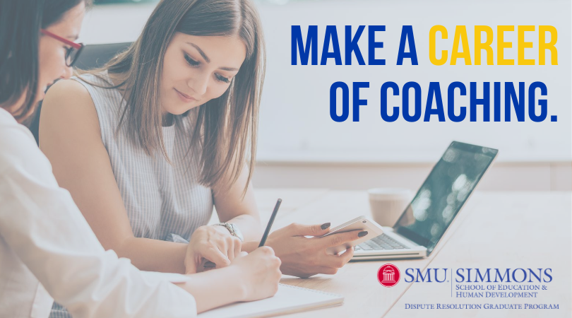 SMUDRCM's tweet photo. Executive and leadership coaching requires more than a “one-size-fits-all” approach.

Learn diverse skills with the SMU Dispute Resolution Program three-course certificate.

Request Information at:  https://t.co/i3nqhSh2h9

#SMUSimmons #DisputeResolution #ExecutiveCoaching https://t.co/fA1ROAuVKt