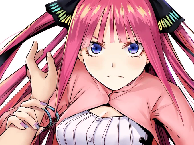 ファン数20000突破ありがとう、第2話はまだ制作中🦋
#五等分の花嫁 #中野二乃 #二乃if 