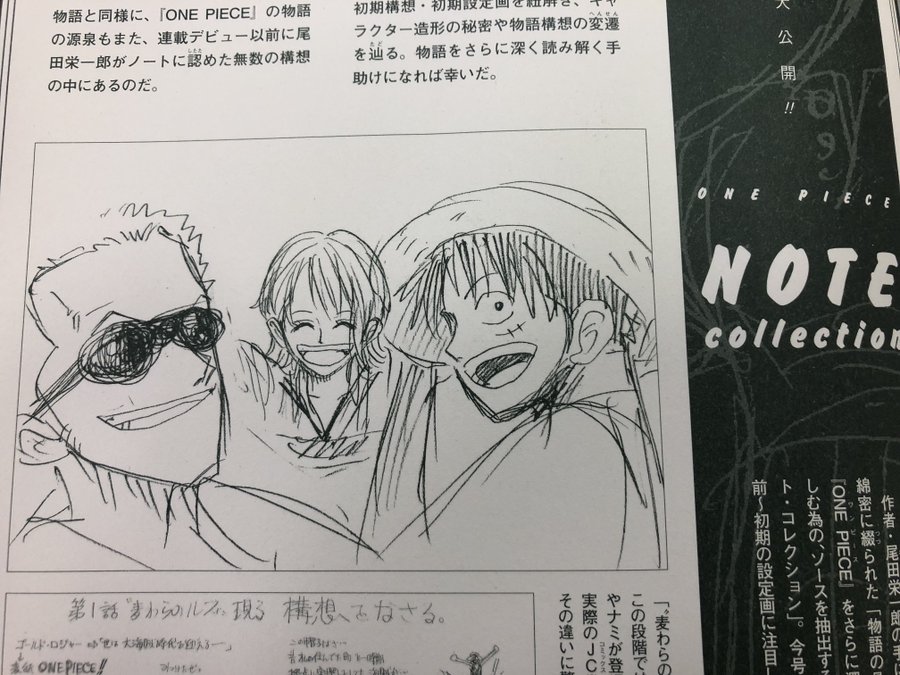 One Piece 麦わらの一味にはもう一人加入する 初期設定画に描かれている人物は Numan