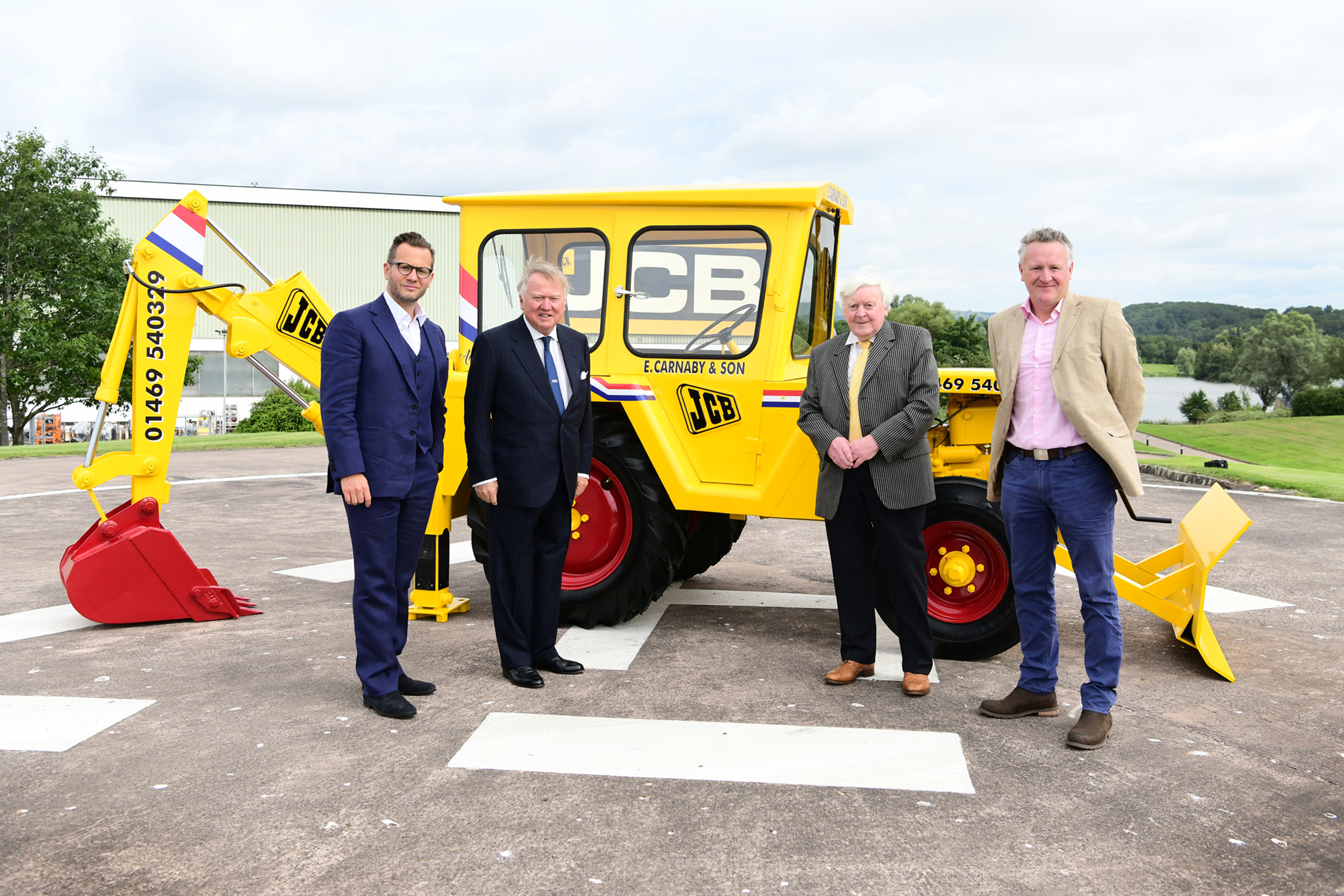 JCB on X: Two family businesses - both in their 3rd generation -  supporting each other for over 60 years. JCB Chairman Lord Bamford and his  son George Bamford, meet Roland Carnaby