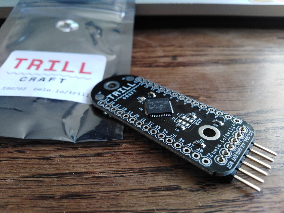 Anti (@antonellanonnis) on Twitter photo Just received my first Trill Craft by <a href="/BelaPlatform/">Bela</a> for having won the Workshop Prize #Nime2020 with @_Giaggia @InstrumentsLab <a href="/pauljstapleton/">paul stapleton</a> @kand @tom_mudd @johnmbowers <a href="/petebennett/">Pete Bennett</a> <a href="/samtopley/">Sam Topley</a>
Thank you all! š„°šā”ļøšš¶
Look forward to playing with it āŗļø Just received my first Trill Craft by <a href="/BelaPlatform/">Bela</a> for having won the Workshop Prize #Nime2020 with @_Giaggia @InstrumentsLab <a href="/pauljstapleton/">paul stapleton</a> @kand @tom_mudd @johnmbowers <a href="/petebennett/">Pete Bennett</a> <a href="/samtopley/">Sam Topley</a>
Thank you all! š„°šā”ļøšš¶
Look forward to playing with it āŗļø