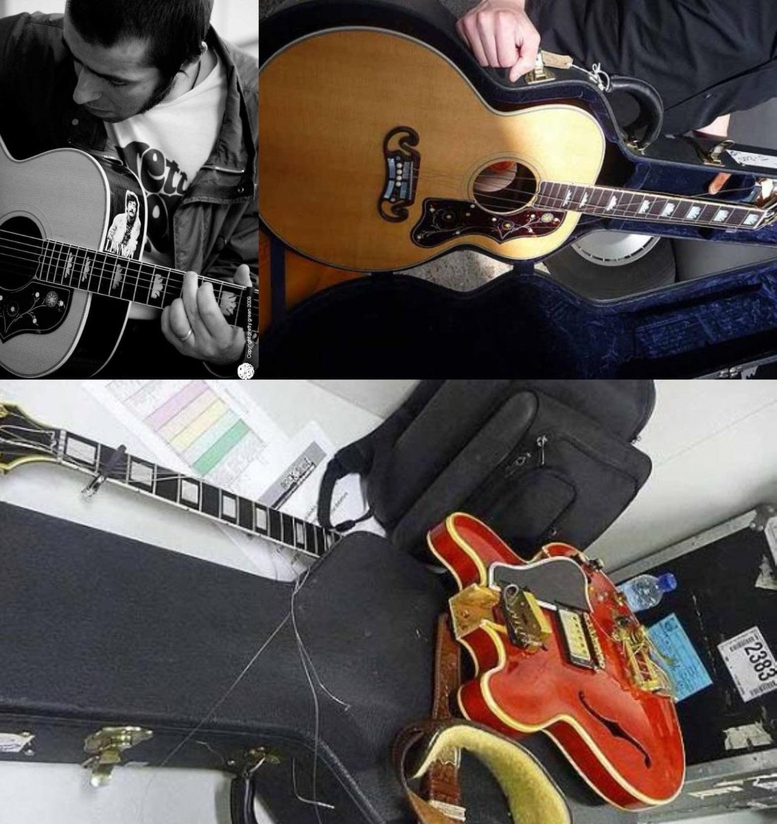 Oasis UpInTheSite on X: "The guitars of Liam and Noel Gallagher after the  fight in Paris in 2009. 📸 Devoti di Liam Gallagher - Fanpage italiana  #oasis #upinthesite #onthisday #otd https://t.co/cT5YUNrm8X" /