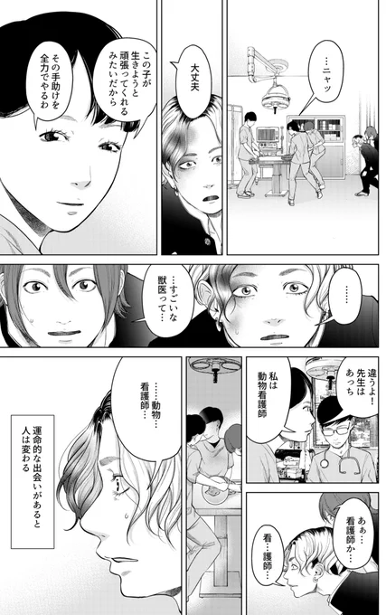 「不良がネコに助けられてく話」41話②

を描きました 