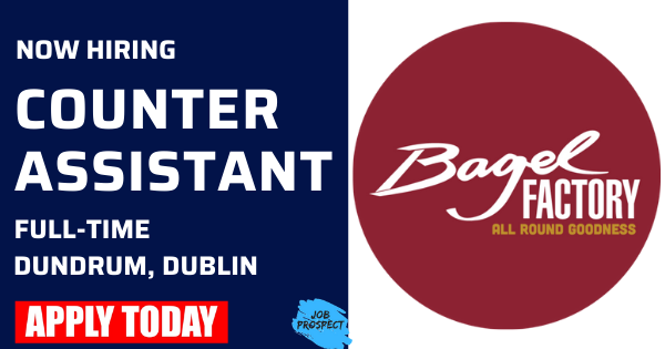 Job_Prospect's tweet photo. Counter Assistant | Full-Time | Bagel Factory, Dundrum Town Centre, Dublin

To apply, please click on the link below;
https://t.co/BchaR5xqIC

#Dublin #Jobs #Ireland #JobSearch #jobseekers #JobAlert #JobVacancy #jobopportunity https://t.co/RWgBArqZu6