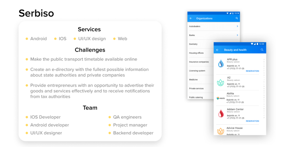 sannacode's tweet image. Serbiso in an online service platform aimed at simplifying the life of millions of people by raising public awareness and interacting with every citizen.🏙📱
Click on the link and learn more 👉 sannacode.com/project/serbiso
#sannacode_case #serbiso #socialplatform #SocialApp #B2G