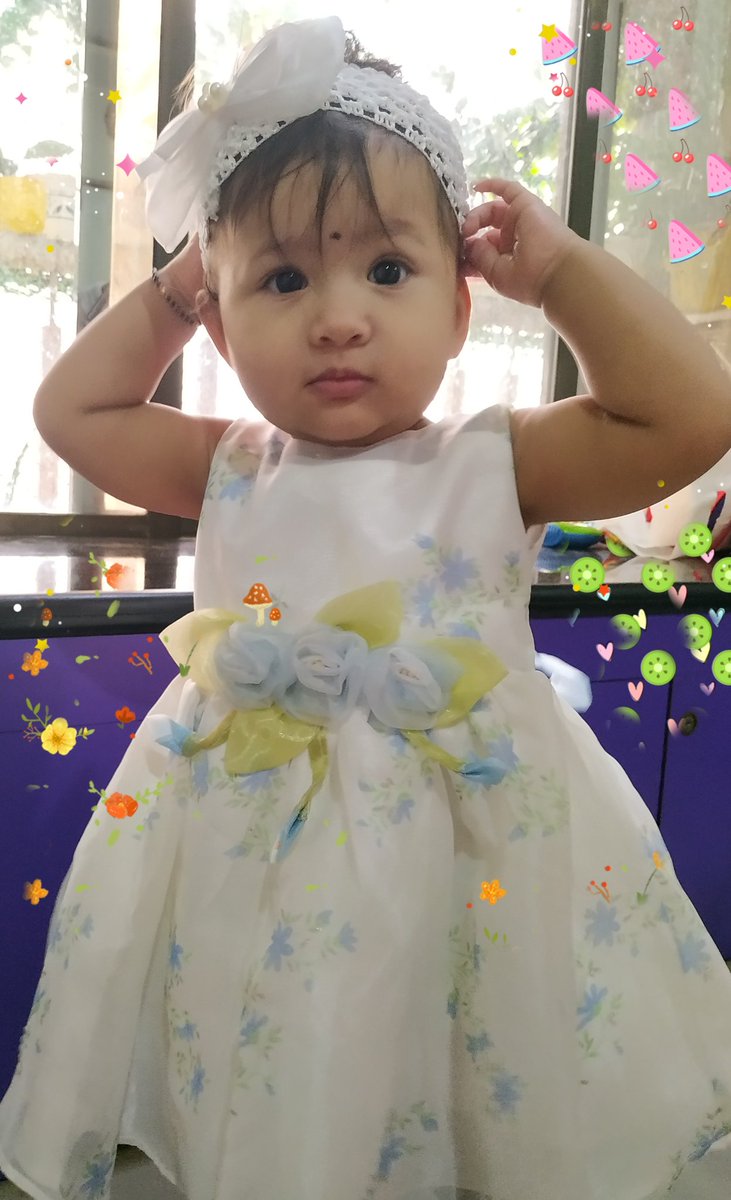 Our daughter in a preloved frock given by our family friends. I always prefer preloved stuff like books, toys, clothes etc. They are not only reused but a step towards sustainable lifestyle.
#babygirl #sustainablelifestyle #cutebabygirl #prelovedclothes #babygirlfashion #momlife