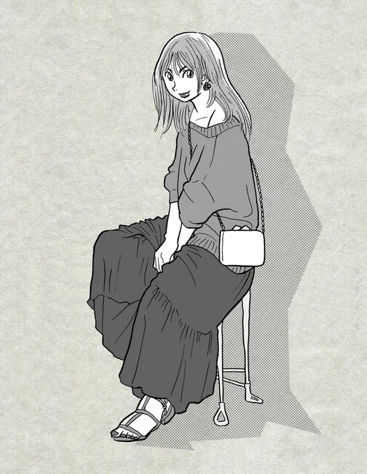 しばらくアップしてなかったけど80年代風オシャレイラストもチマチマ描いているのよ。そして近いうちにこのタッチで短編マンガを描いてアップする予定なのよ。うふふッ・・・。 