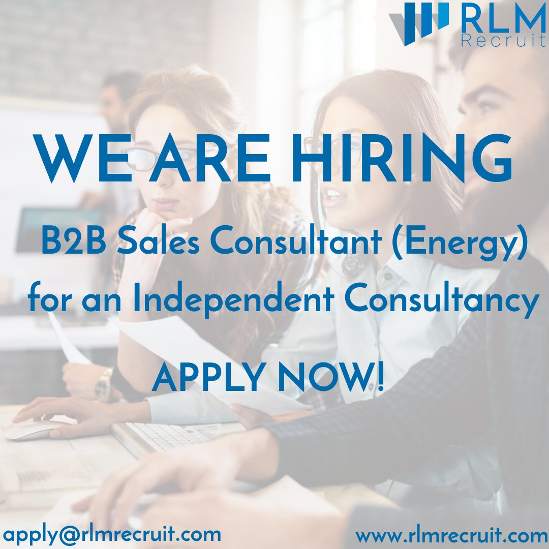 Richard Mason (@richardlmason) on Twitter photo B2B Sales Consultant job opportunity in Whetstone, Leicester for an Energy sales company. OTE £50k+. Basic £18-20k. More info here:
rlmrecruit.com/vacancies/sale…
Please feel free to like or retweet!
#Leicester #jobsinleicester #leicesterjobs #HIRINGNOW #salesjobs <a href="/rlmrecruit/">RLM Recruit</a> B2B Sales Consultant job opportunity in Whetstone, Leicester for an Energy sales company. OTE £50k+. Basic £18-20k. More info here:
rlmrecruit.com/vacancies/sale…
Please feel free to like or retweet!
#Leicester #jobsinleicester #leicesterjobs #HIRINGNOW #salesjobs <a href="/rlmrecruit/">RLM Recruit</a>