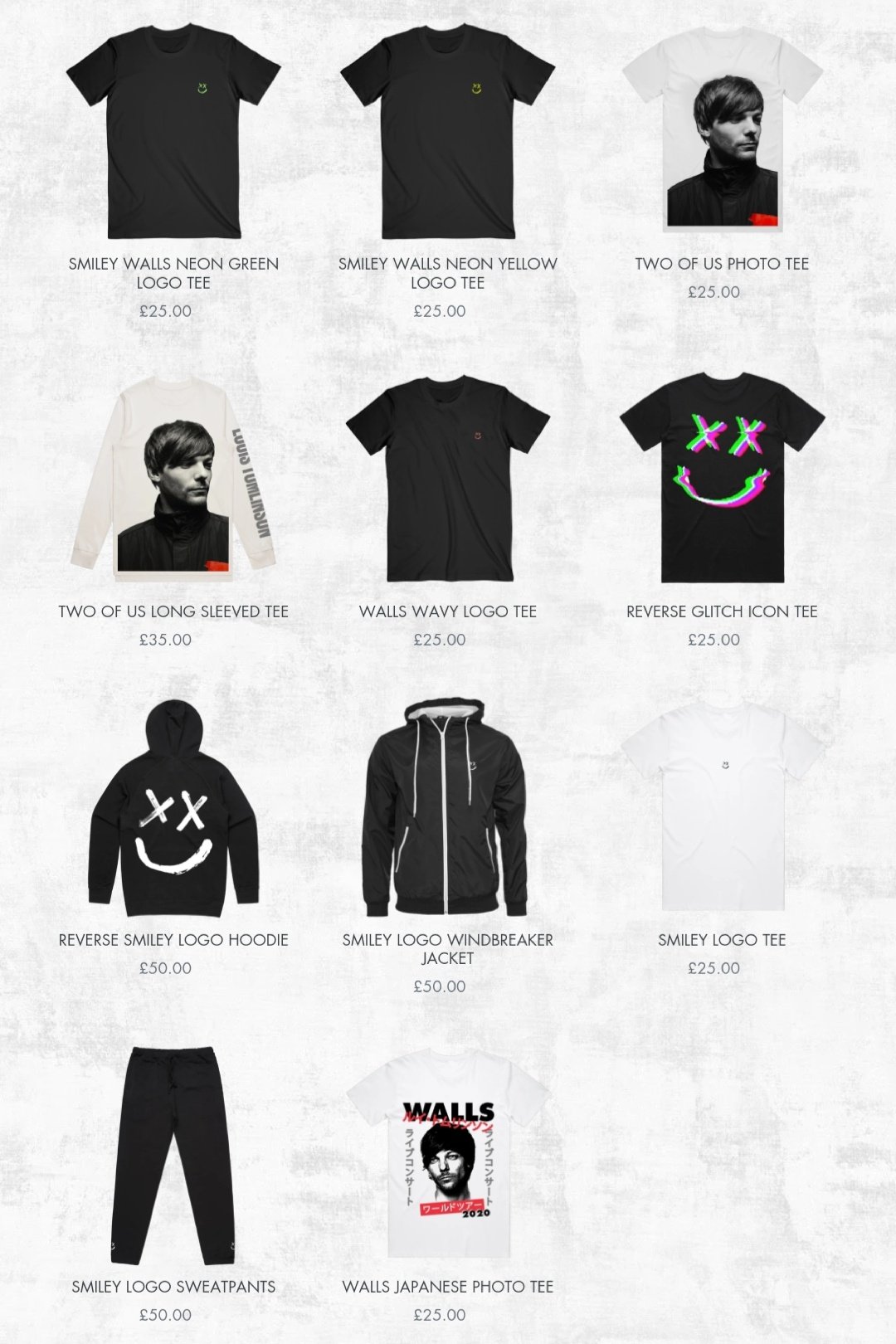 HL DAILY — Louis has added some merch to his website! (3