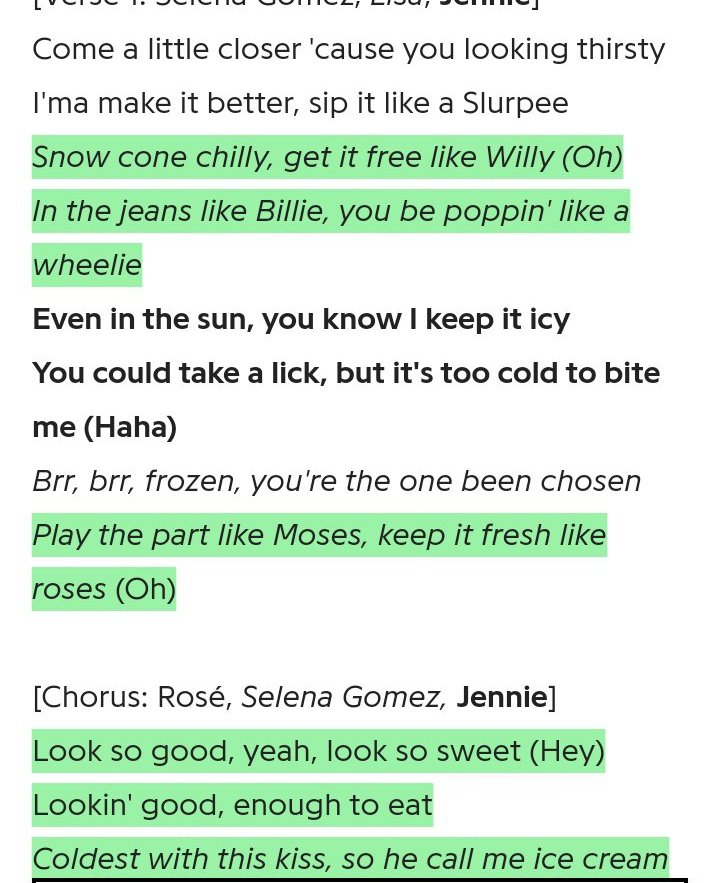 Blackpink and Selena Gomez's new song Ice Cream just disrespected many Abrahamic religion. they mentioned Moses who is an important religious figure in many Abrahamic religions. (Ex:Islam, Judaism, Christianity)